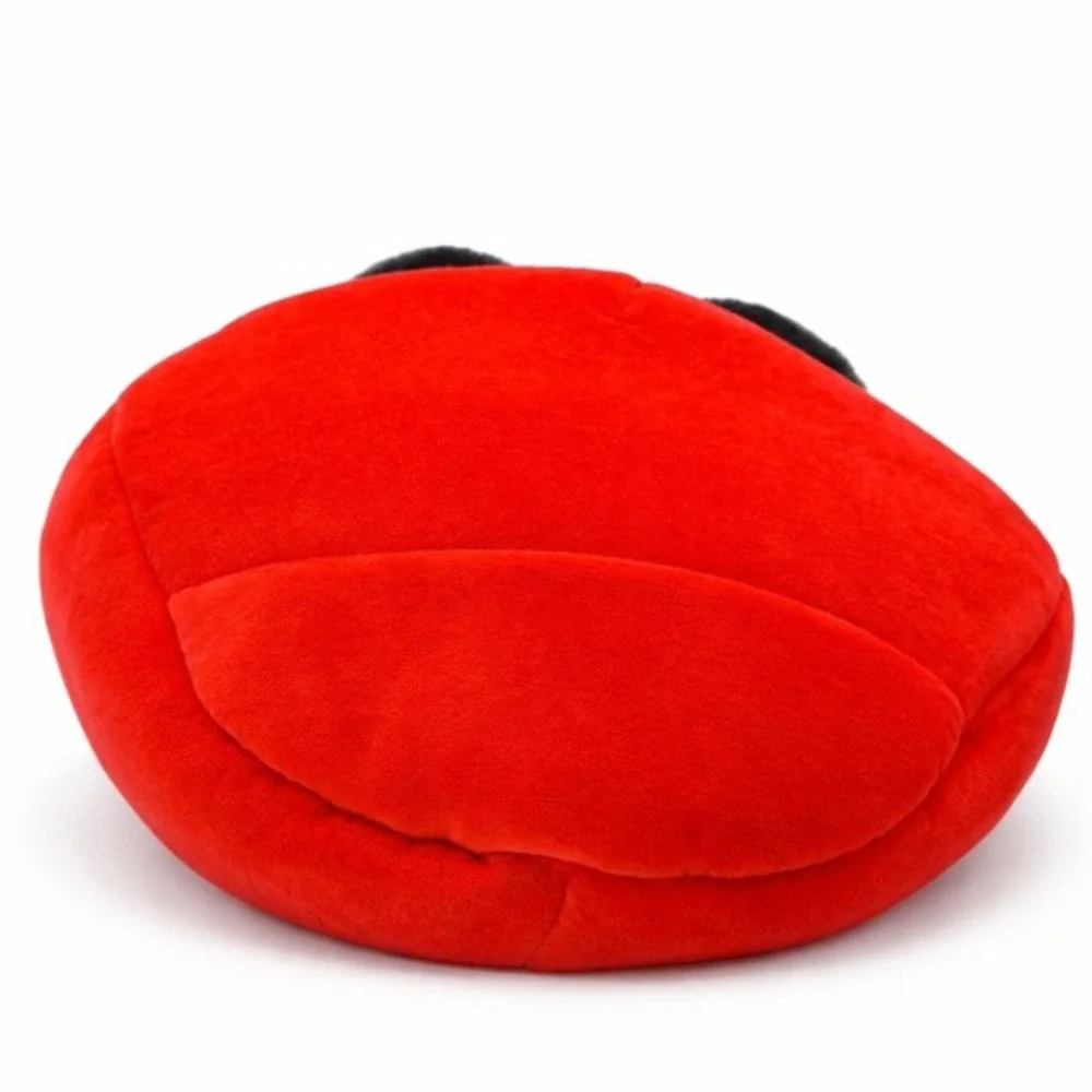 Funny Cartoon Eyes Red Plush Hat – Soft Cosplay Cap, Cute & Viral Streetwear Hat